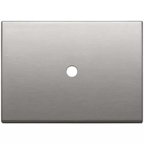 Vimar - 22683.RN.1.11 - Plate 3Mx1 Tondo brushed nickel