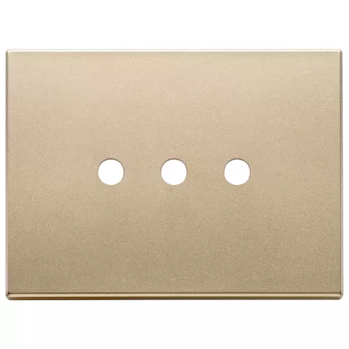 Vimar - 22683.RN.3.88 - Plate 3Mx3 Tondo satin gold