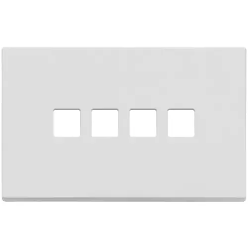 Vimar - 22684.4.01 - Plate 4Mx4 Flat matt white