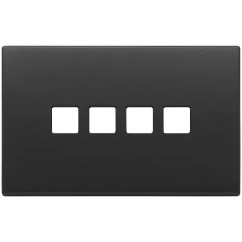Vimar - 22684.4.03 - Placa 4Mx4 Flat gris antracita