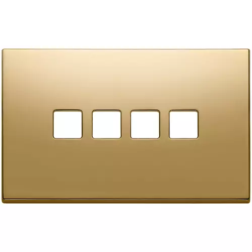 Vimar - 22684.4.82 - Placa 4Mx4 Flat oro