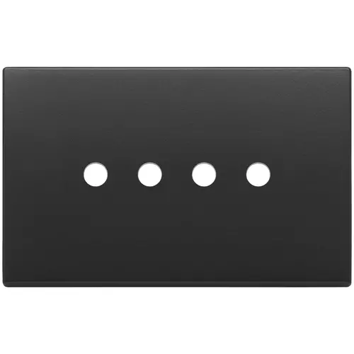 Vimar - 22684.RN.4.03 - Placa 4Mx4 Tondo gris antracita