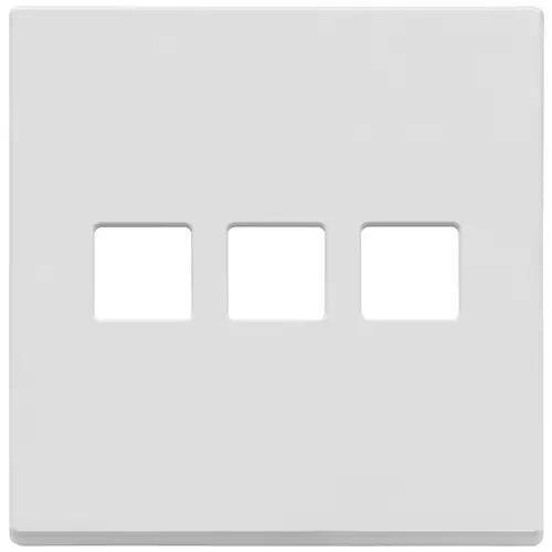 Vimar - 22685.3.01 - Πλάκα 3Mx3 BS Flat ματ λευκό