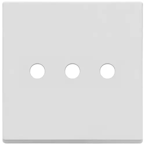 Vimar - 22685.RN.3.01 - Plate 3Mx3 BS Tondo matt white