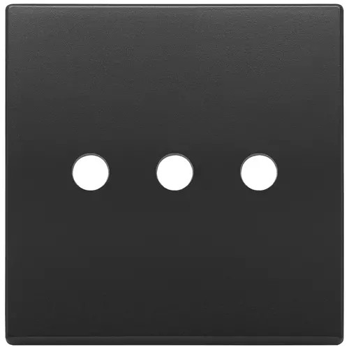 Vimar - 22685.RN.3.03 - Plate 3Mx3 BS Tondo anthracite grey