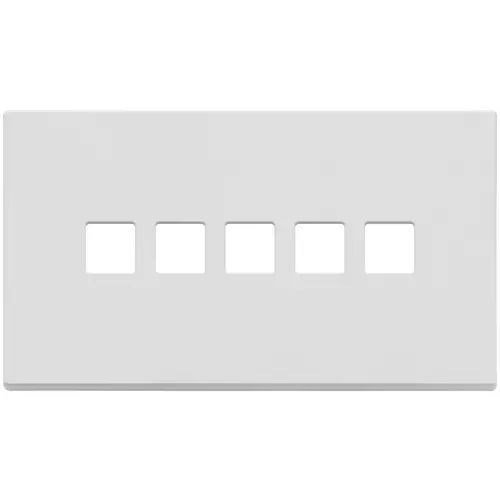 Vimar - 22689.5.01 - Placa 5Mx5 BS Flat blanco mate