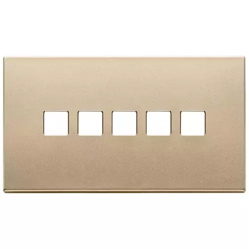 Vimar - 22689.5.88 - Plaque 5Mx5 BS Flat or satiné