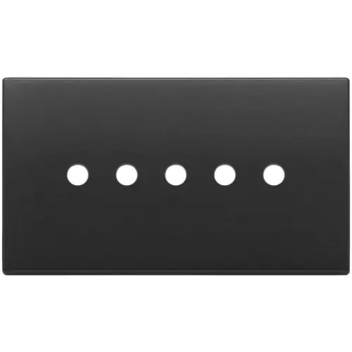 Vimar - 22689.RN.5.03 - Plaque 5Mx5 BS Tondo gris anthracite