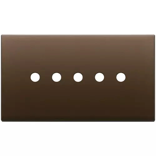 Vimar - 22689.RN.5.12 - Plaque 5Mx5 BS Tondo bronze brossé