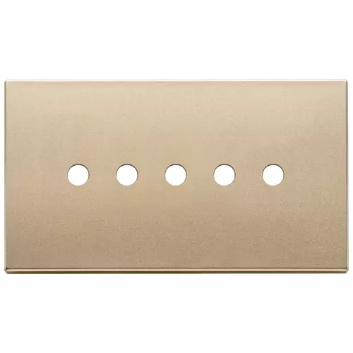 Vimar - 22689.RN.5.88 - Plaque 5Mx5 BS Tondo or satiné