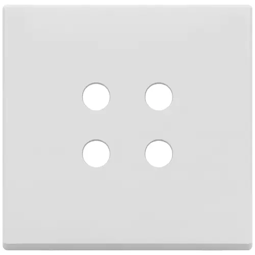 Vimar - 22692.RN.01 - Plaque 2Mx4 Tondo blanc mat