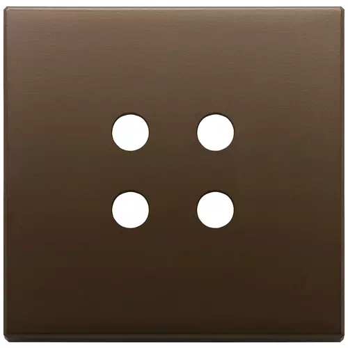 Vimar - 22692.RN.12 - Plaque 2Mx4 Tondo bronze brossé