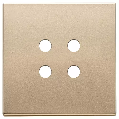 Vimar - 22692.RN.88 - Plaque 2Mx4 Tondo or satiné