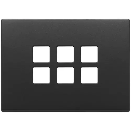 Vimar - 22693.03 - Plate 3Mx6 Flat anthracite grey