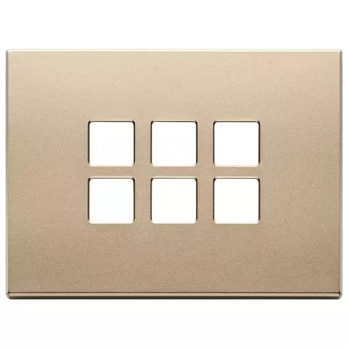 Vimar - 22693.88 - Plaque 3Mx6 Flat or satiné
