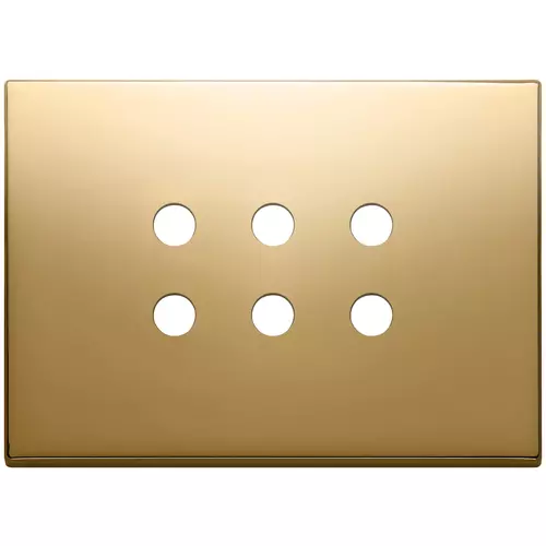 Vimar - 22693.RN.82 - Plaque 3Mx6 Tondo or