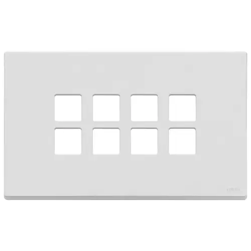Vimar - 22694.01 - Plaque 4Mx8 Flat blanc mat
