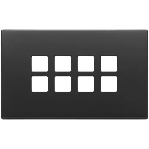 Vimar - 22694.03 - Plaque 4Mx8 Flat gris anthracite