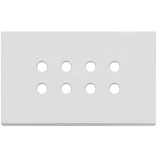 Vimar - 22694.RN.01 - Plate 4Mx8 Tondo matt white
