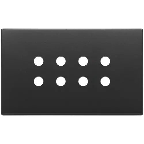 Vimar - 22694.RN.03 - Plaque 4Mx8 Tondo gris anthracite