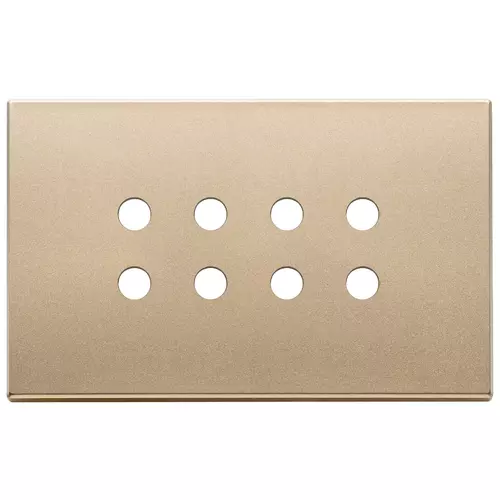Vimar - 22694.RN.88 - Plaque 4Mx8 Tondo or satiné