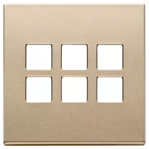 Vimar - 22695.88 - Plaque 3Mx6 BS Flat or satiné