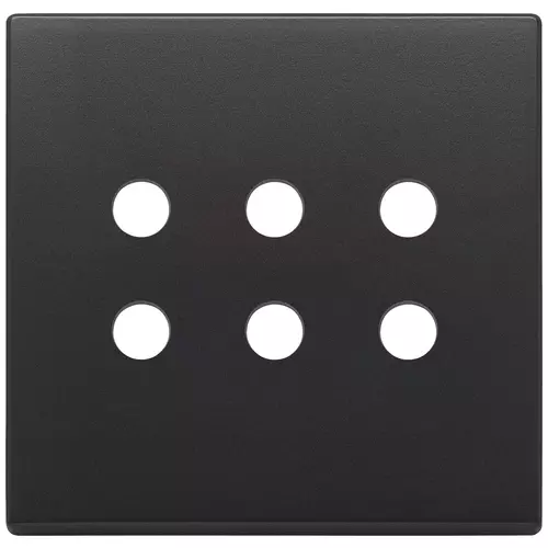 Vimar - 22695.RN.03 - Placa 3Mx6 BS Tondo gris antracita