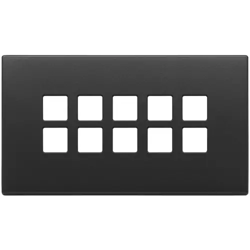 Vimar - 22699.03 - Plaque 5Mx10 BS Flat gris anthracite