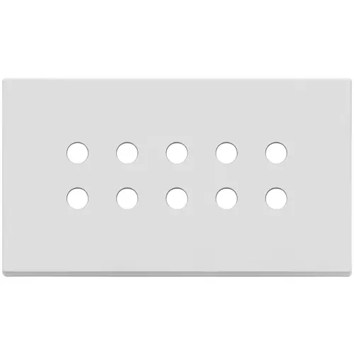 Vimar - 22699.RN.01 - Plaque 5Mx10 BS Tondo blanc mat