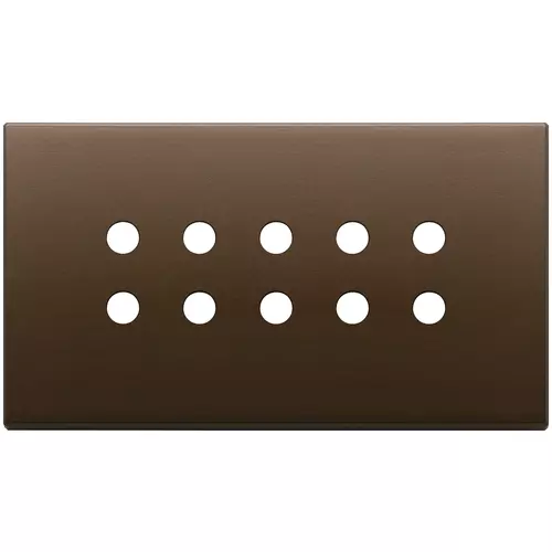 Vimar - 22699.RN.12 - Plaque 5Mx10 BS Tondo bronze brossé