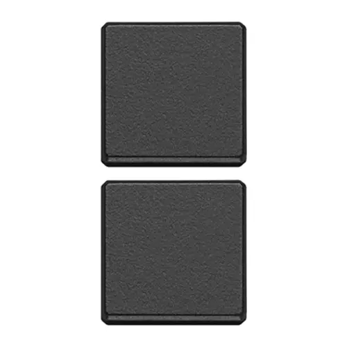 Vimar - 22751.0.03 - 2 boutons Flat sans symbole gris