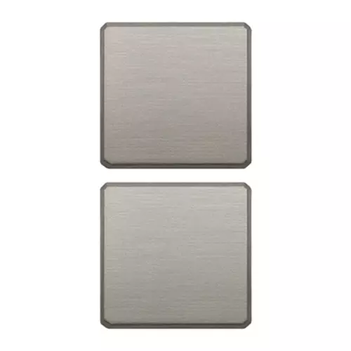 Vimar - 22751.0.11 - 2 boutons Flat sans symbole nickel