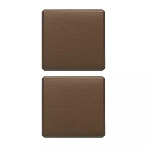 Vimar - 22751.0.12 - 2 buttons Flat w/o symbol bronze