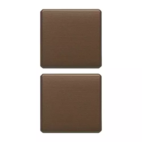 Vimar - 22751.0.12 - 2 boutons Flat sans symbole bronze