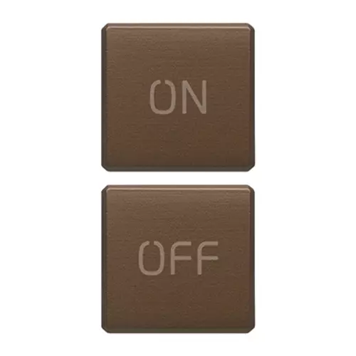 Vimar - 22751.1.12 - 2 buttons Flat ON/OFF bronze