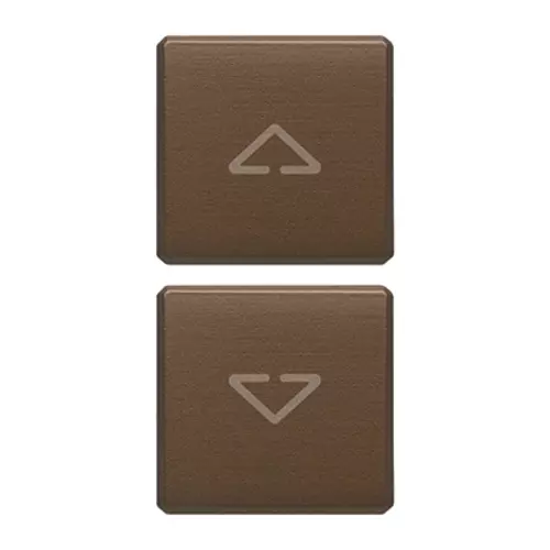 Vimar - 22751.2.12 - 2 buttons Flat arrows symbol bronze