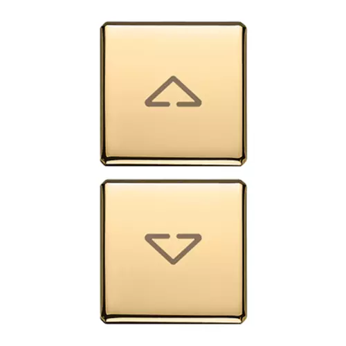 Vimar - 22751.2.82 - 2 buttons Flat arrows symbol gold
