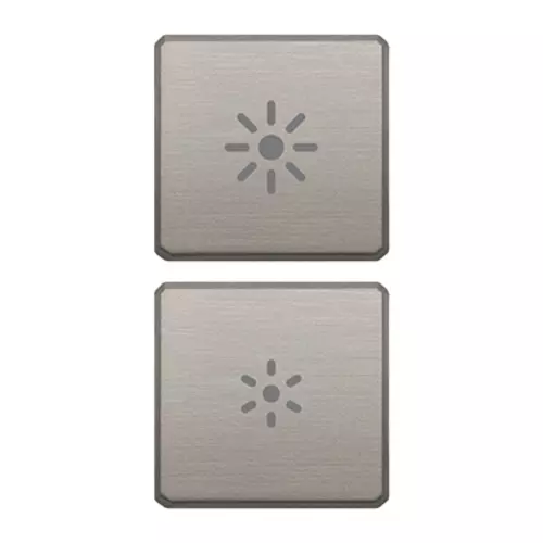 Vimar - 22751.3.11 - 2 buttons Flat regulation symbol nickel