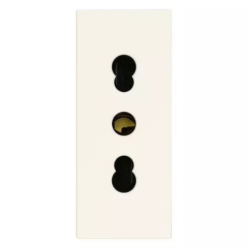 Vimar - 30203.B - 2P+E 16A P17/11 outlet white