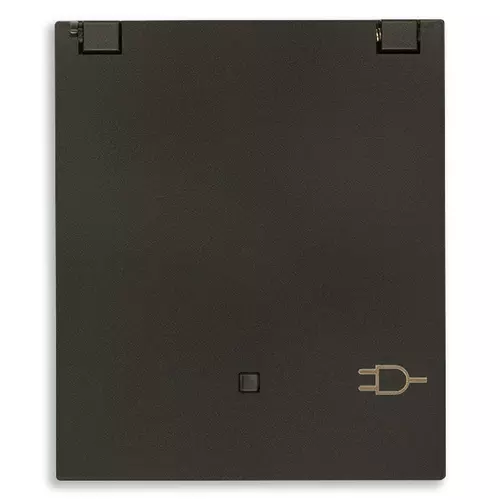 Vimar - 30208.CG - 2P+E 16A German SICURY outlet+cover blac