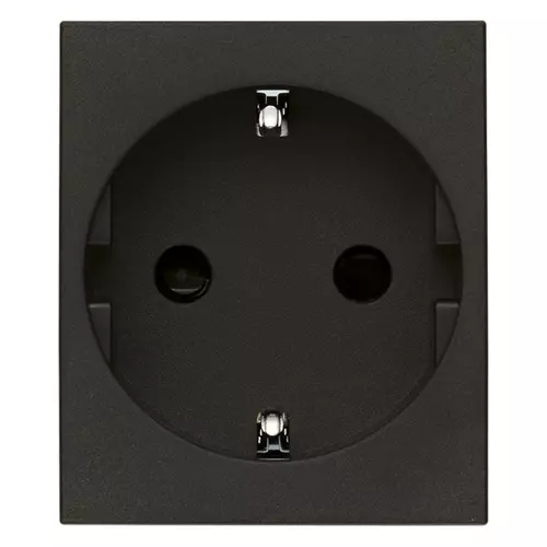 Vimar - 30208.G - 2P+E 16A DE SICURY outlet black