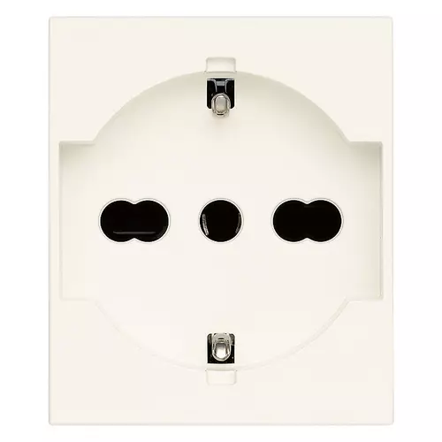 Vimar - 30210.B - 2P+E 16A Universal outlet white