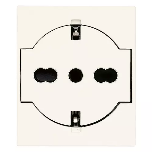 Vimar - 30211.B - Flat 2P+E P40 Universal outlet white