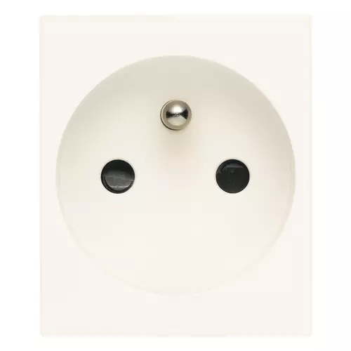Vimar - 30212.B - 2P+E FR SICURY outlet white