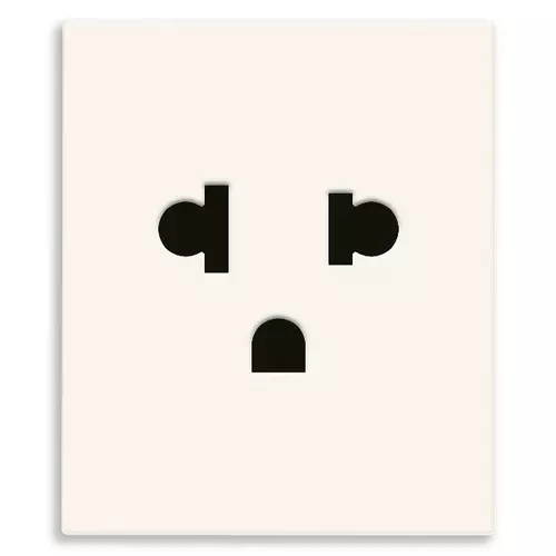 Vimar - 30248.B - 2P+E 16A USA+EU SICURY outlet white