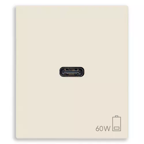 Vimar - 30298.60C - Alimentation USB C 60W PD chanvre