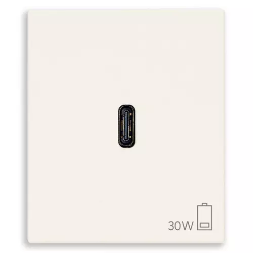 Vimar - 30298.B - Alimentation USB-C 30W PD blanc