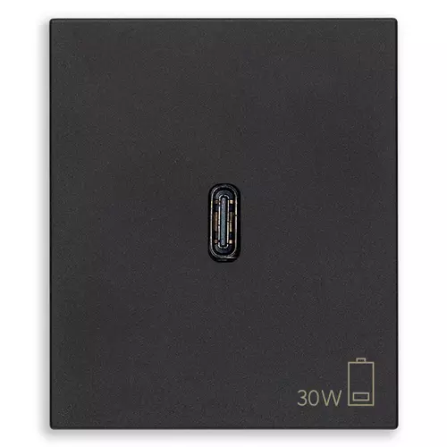 Vimar - 30298.G - Alimentation USB-C 30W PD noir
