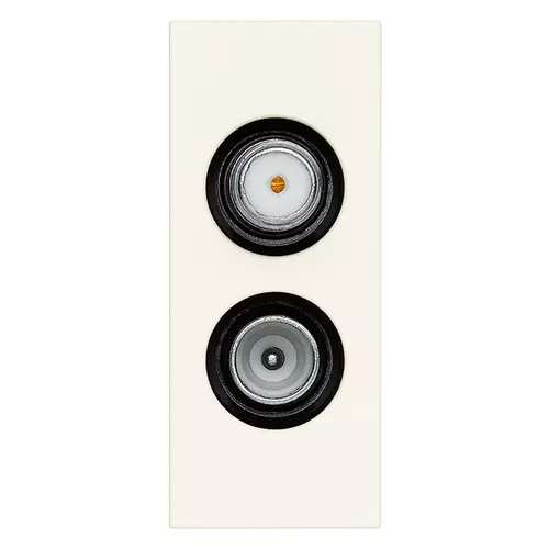 Vimar - 30302.01B - Prise TV-RD-SAT directe 2 sorties blanc