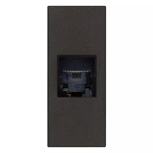 Vimar - 30320.G - Connecteur téléphonique RJ11 6/4 noir